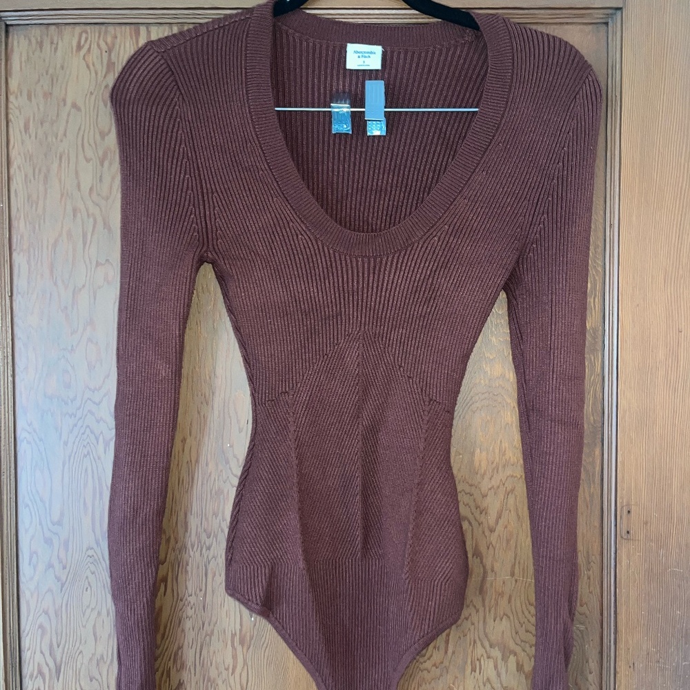 Abercrombie knit brown body suit